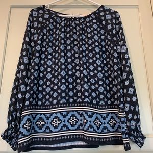 Blue Loft Blouse
